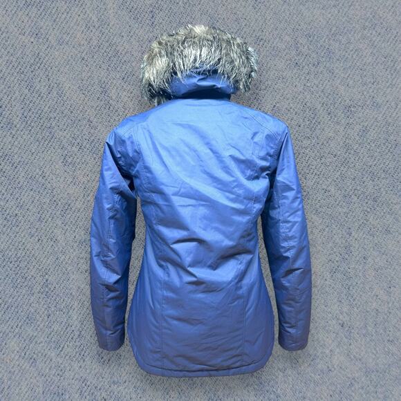Columbia Women’s Winter Coat Waterproof Jacket - Blue, Size: XS, Faux Fur Hood - Picture 2 of 8